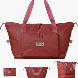 The Foldie Bag Red Foldie Travel Bag